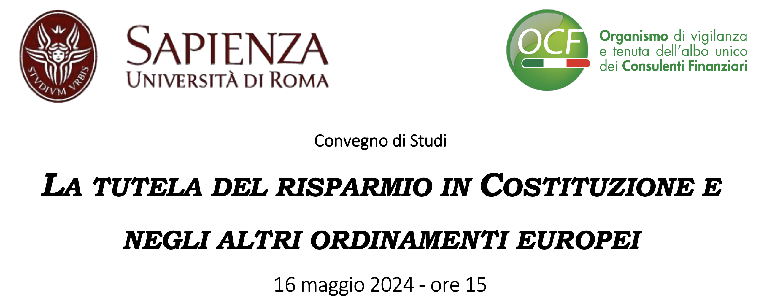 La tutela del risparmio in Costituzione e negli altri ordinamenti europei